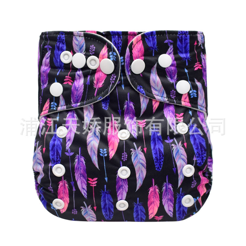 メーカークロスボーダー赤ちゃんおむつ洗える尿不湿通気性プリントトレーニングパンツcloth diaper|undefined
