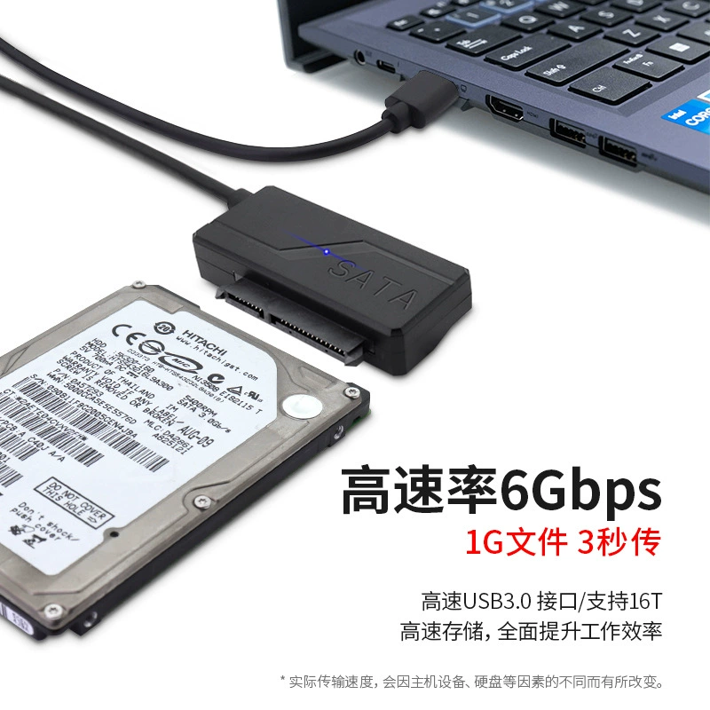Кабель USB 3.0 производителя Easy Drive для HDD/SSD с разъёмами 7+15 выводов SATA 2.5/3.5 дюйма — кардридер для твердотельного/жёсткого диска