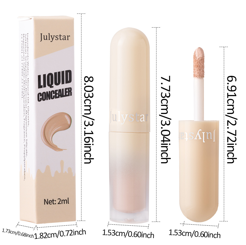Julystar Facial Acne Mark and Dark Circle Concealer, long-lasting waterproof tattoo coverage, Natural light and thin, long-lasting makeup concealer Item Picture