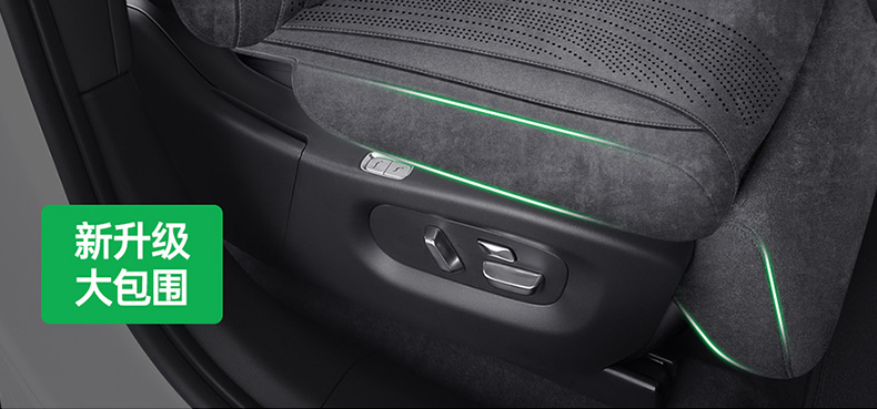 Suitable for Xiaomi Yu7 Car Seat Cushions, All-Season Universal Suede Seat Covers, Breathable, High-End Feel, Full Surround Seat Cushions