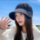 Ins Women's Sunscreen Hat Sunshade Four Seasons Sun Hat Adjustable Internet Celebrity Same Wafflet All-match Cap