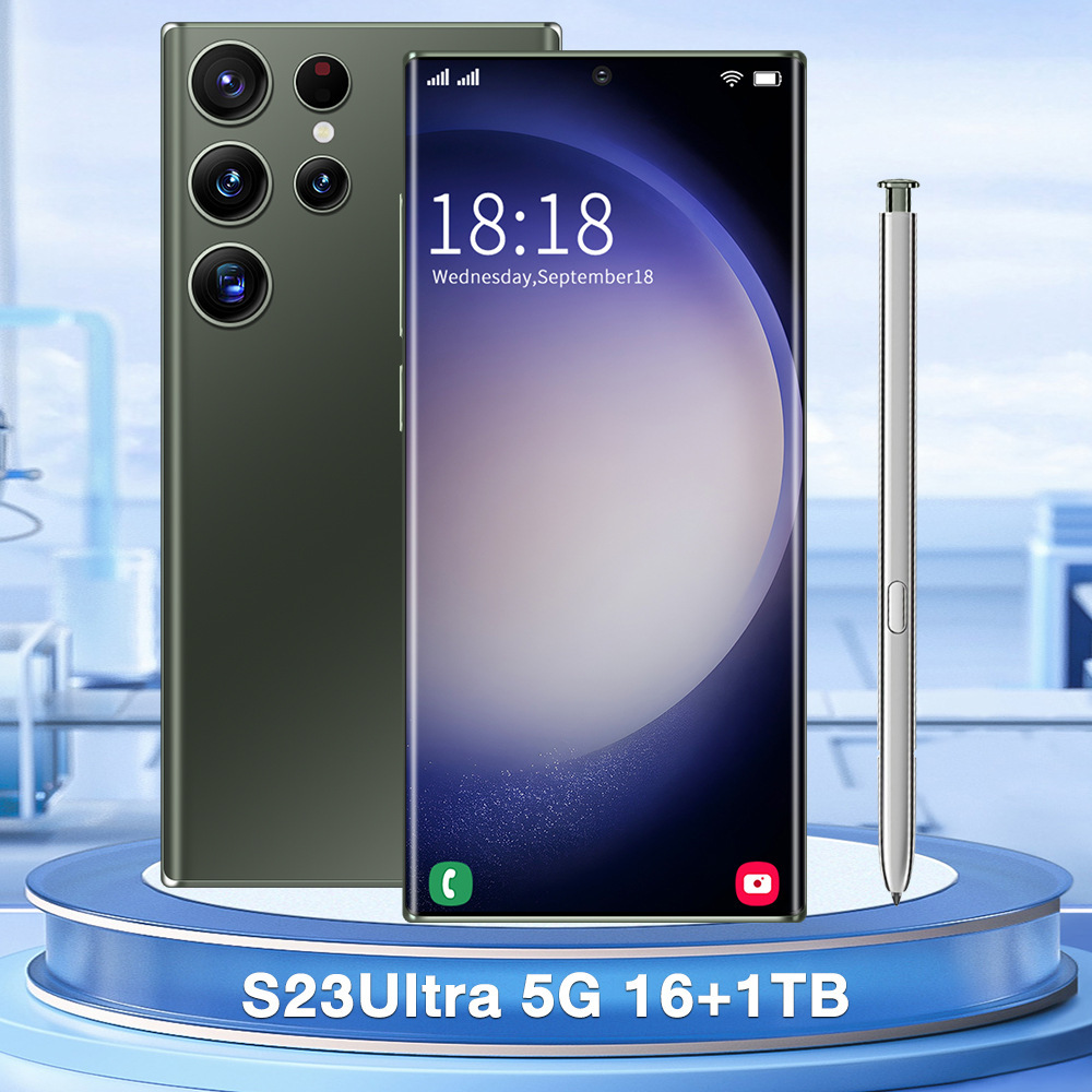 新款跨境S23Ultra5G现货16+1T安卓智能手机厂家代发外贸手机批发