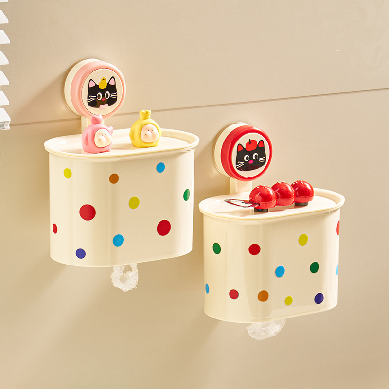 Suction Cup Plastic Wrap Storage Box Kitchen Punch-Free Removable Disposable Food Preservation Bag Cover Storage Artifact Suction Cup Plastic Wrap Storage Box Kitchen Punch-Free Removable Disposable Food Preservation Bag Cover Storage Artifact