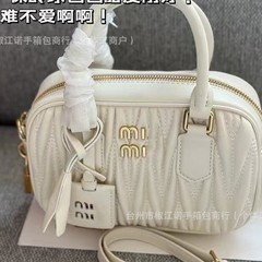 小众复古保龄球斜挎包小羊皮波士顿时尚单肩包手提真皮包潮流女包