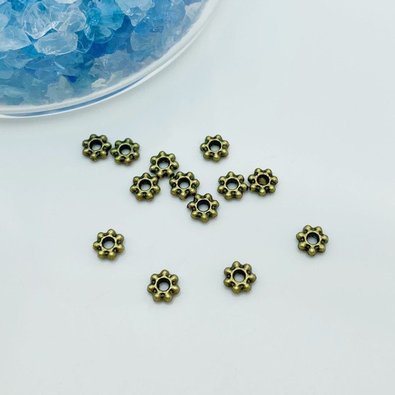 保色雪花片花托diy手作りアクセサリーブレスレットネックレス|undefined