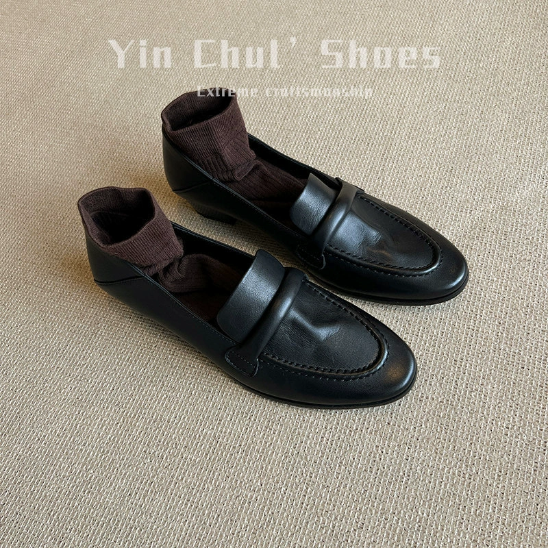 [Готовы к отправке мгновенно] Женские туфли-подошвы Chengdu style на одной ноге для весны и осени, новая ретро-супер-миграция, женские туфли на осень с толстыми каблуками