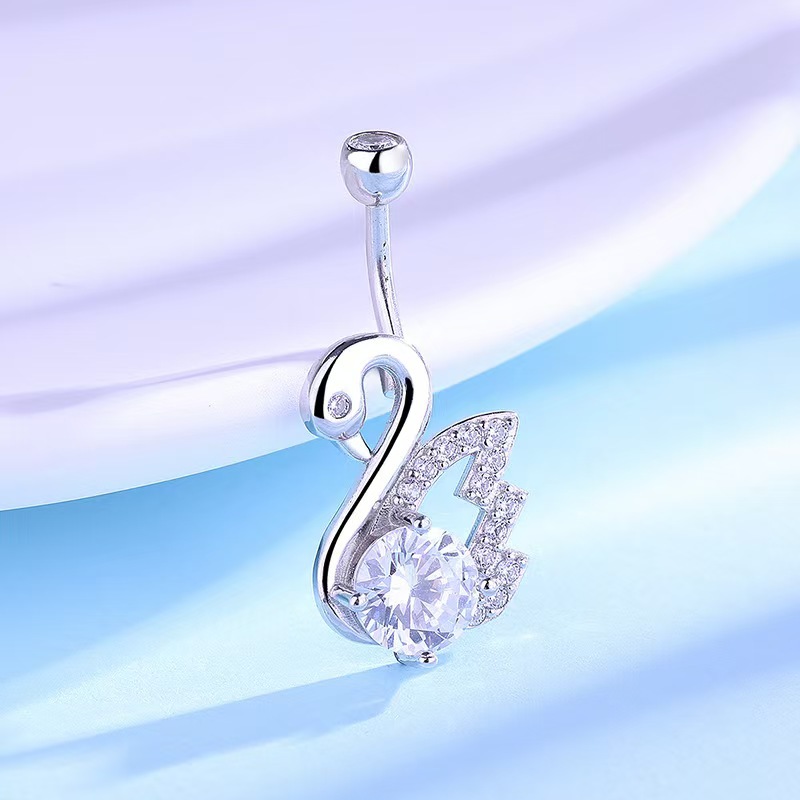 Silver pointed spike labret stud material detail
