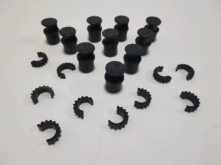 拖把塑料配件19mm*22mm内锁扣锁环偏心柱内锁紧固件批发通用款