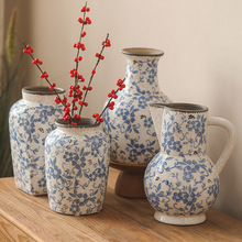 新中式青花瓷陶瓷花瓶