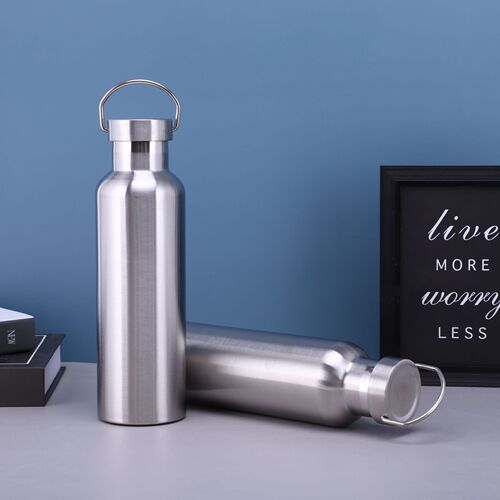 304 American-style large mouth double-layer vacuum sports water bottle stainless steel insulated cup portable hiking travel mug