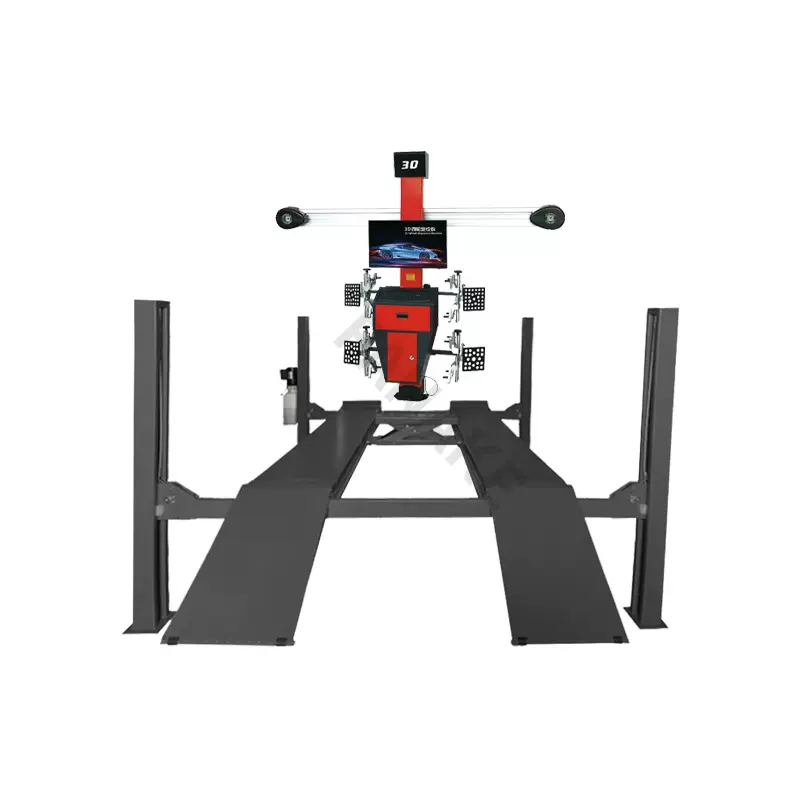 厂家直销汽车四柱举升机升降机举升器修车3D四轮定位仪配套CE认证