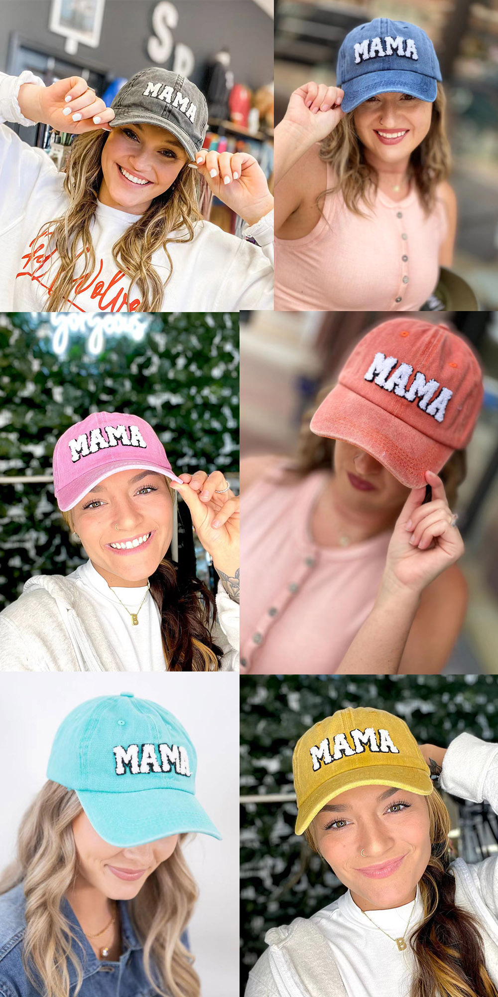 770g Weight Baseball Cap Hats Type Kid's Unisex Casual Mama Letter Curved Eaves Baseball Cap