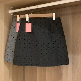 ���cӡ��ë�ذ���ȹŮ�ﶬС�����@�ݸ���a�ֶ�ȹ�ڻ�ɫ���Ӱ�ȹ