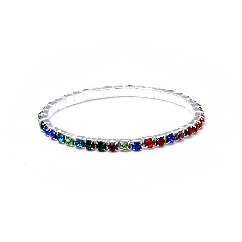 Simple Style Geometric Crystal Rhinestone Gem Bracelets display picture 3
