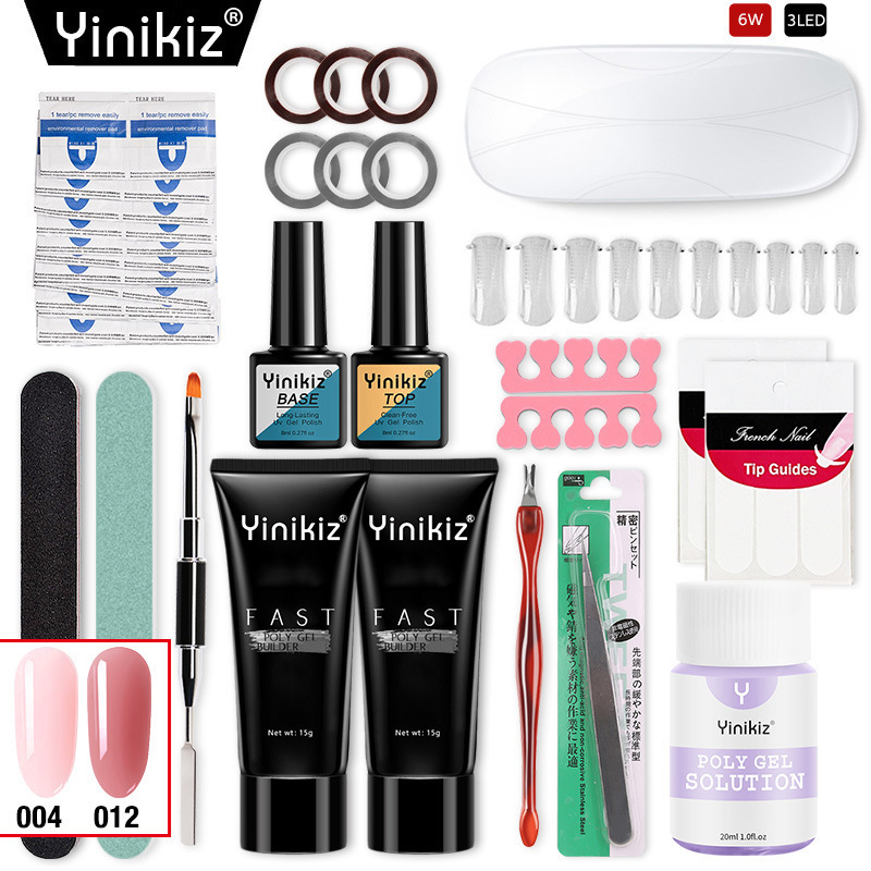 Acrylic Gel UV glue crystal extension glue suit nail mold phototherapy glue baking lamp tool suit Acrylic Gel UV glue crystal extension glue suit nail mold phototherapy glue baking lamp tool suit