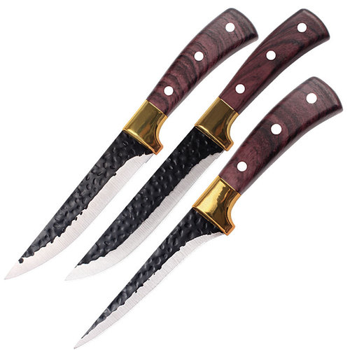 Stainless steel hand-forged bone-splitting kitchen slaughter knife for pigs, sheep, meat, bone splitting, and dedicated splitting sharp knife