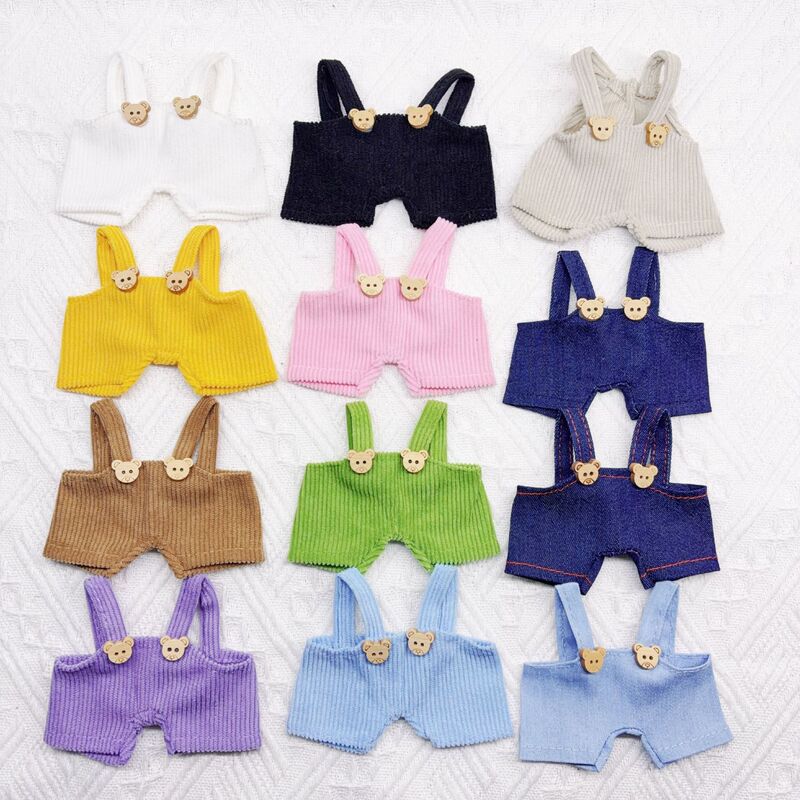 Doll Clothes and Pants 10cm 15cm Overalls Plush Toy Accessories Shirley and Rose Clothes Pants Cute Doll Clothes and Pants 10cm 15cm Overalls Plush Toy Accessories Shirley and Rose Clothes Pants Cute