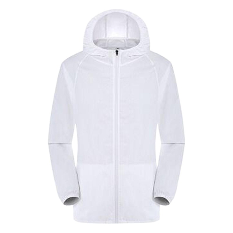 Source goods summer new outdoor men's and women's skin thin coat hooded sunscreen wholesale