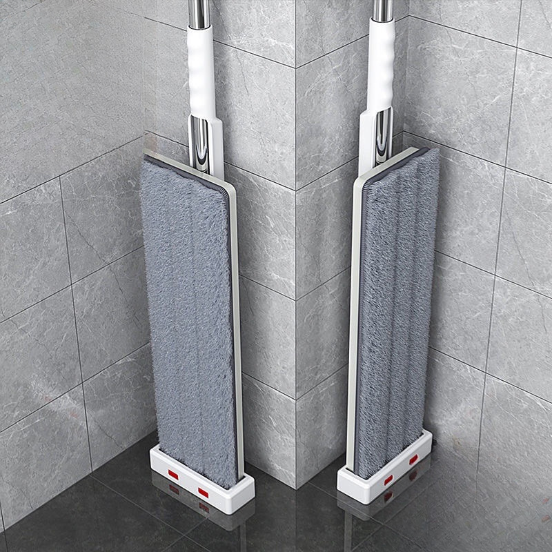 Hands-Free Mop for Home Use, Lazy Person's Dry and Wet Dual-Use Flat Absorbent Mop, Commercial Hotel Cleaning Mop