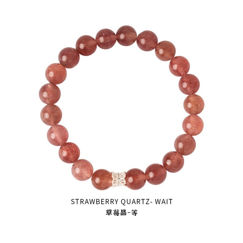 Hanluo~アクアマリンビーズプルブレスレット、ファッショナブルなニッチで絶妙な気質のブレスレット、軽い高級感、ハイエンドで多用途なハンドアクセサリー|undefined