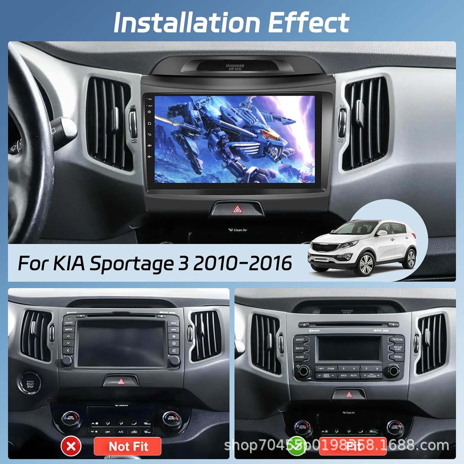 Suitable for 11-16 Kia Kia Sportage Android Central Control Large Screen Car Gps Navigation