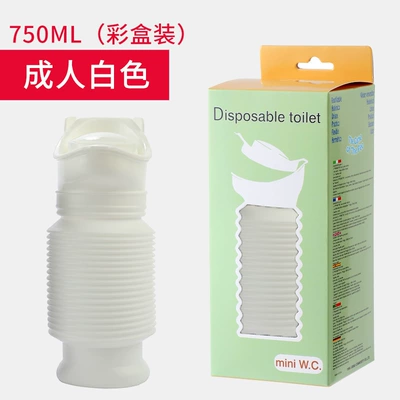 Kempinq və səyahət, 750ml Portable Foldableing Urinal for - adult-white-boxed