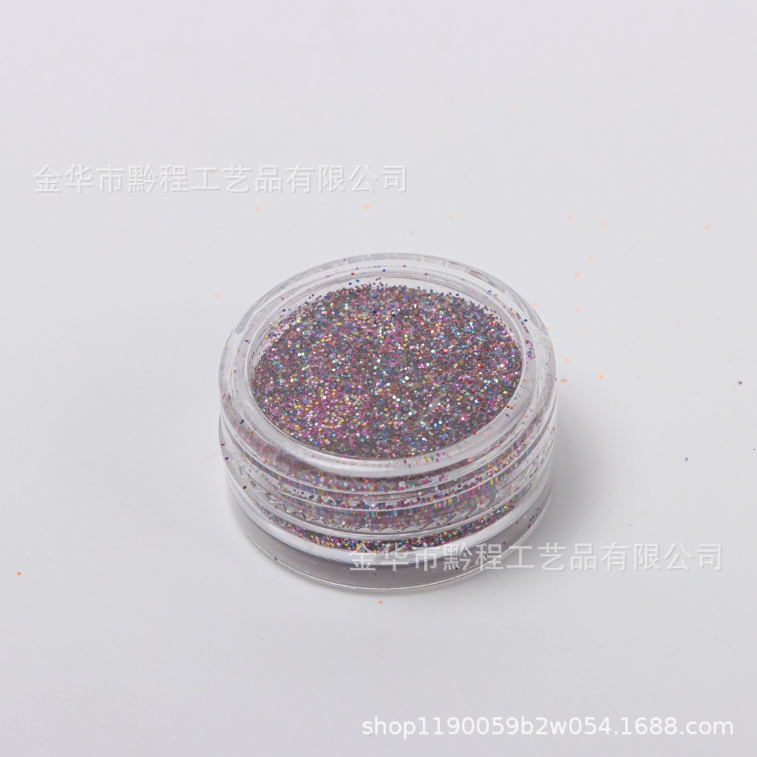 Fábrica al por mayor de caucho de goteo de pegamento polvo de cebolla dorada sequinilla hecha a mano DIY joyería de manicura 3 g / botella material de decoración de polvo flash image 25