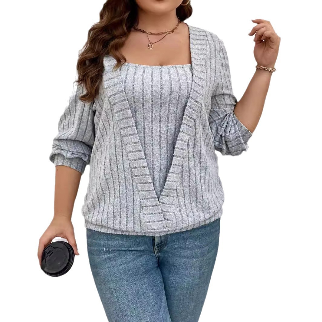 demi-season solid long-sleeve