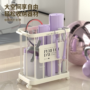 Plastic High-value Light Luxury Movable Dirty Clothes Basket Clothes Basket Household Yoga Mat Storage Basket Bathroom Clothes Rack