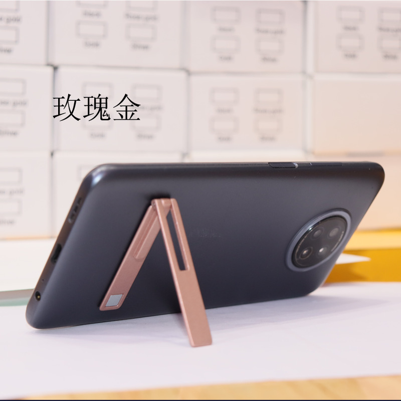 超薄型携帯電話ホルダー新しい中空ワンラインスタンドデスクトップ折りたたみライブブロードキャスト小型で便利な携帯電話ホルダー卸売|undefined
