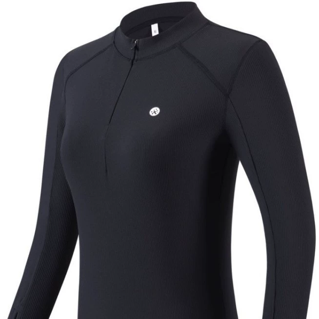 Женские спортивные полупулые длинные рукава 2025