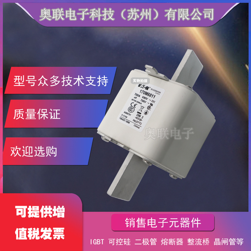 170M6312 170M6313 170M6314美国EATON Bussmann熔断器