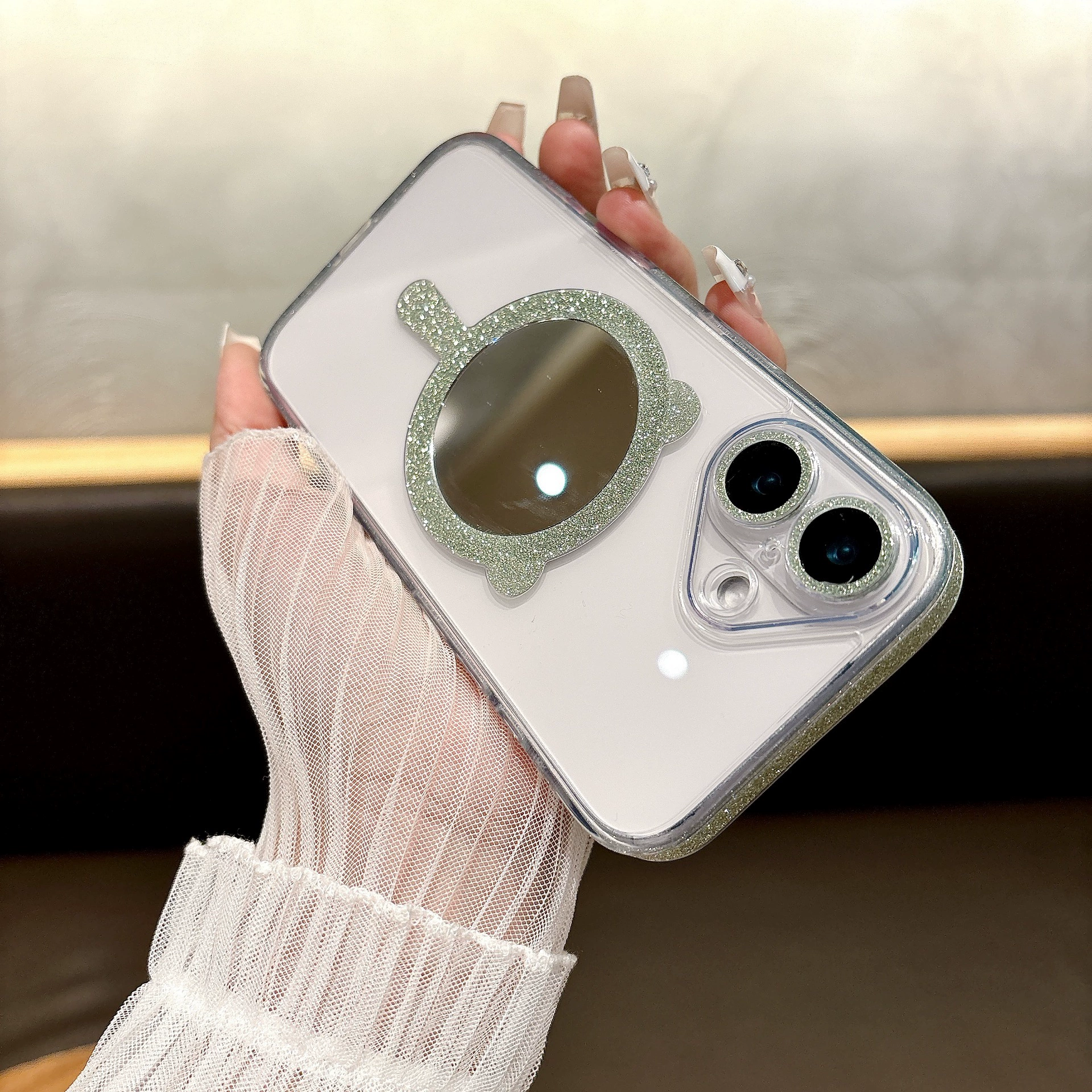 Apple, совместимый iPhone 16, чехол для телефона, стеклянное зеркало, защитный чехол, 16promax, iphone