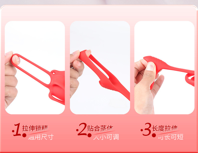 Rose Dual-Ring Vibrating Penis Ring with Remote, 10-Frequency Prostate Massager — detail image 16