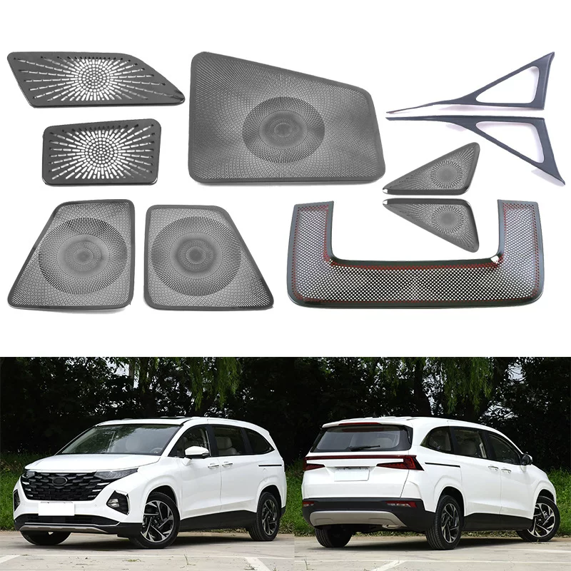 Подходит для 21 Hyundai Custo аудио динамик панель динамик пылезащитный чехол передний треугольник декоративная рама