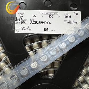 25V330Uf 10X10 Uux Nichicon Smd Electrolytic Capacitor Uux1E331Mnl1Gs in Stock