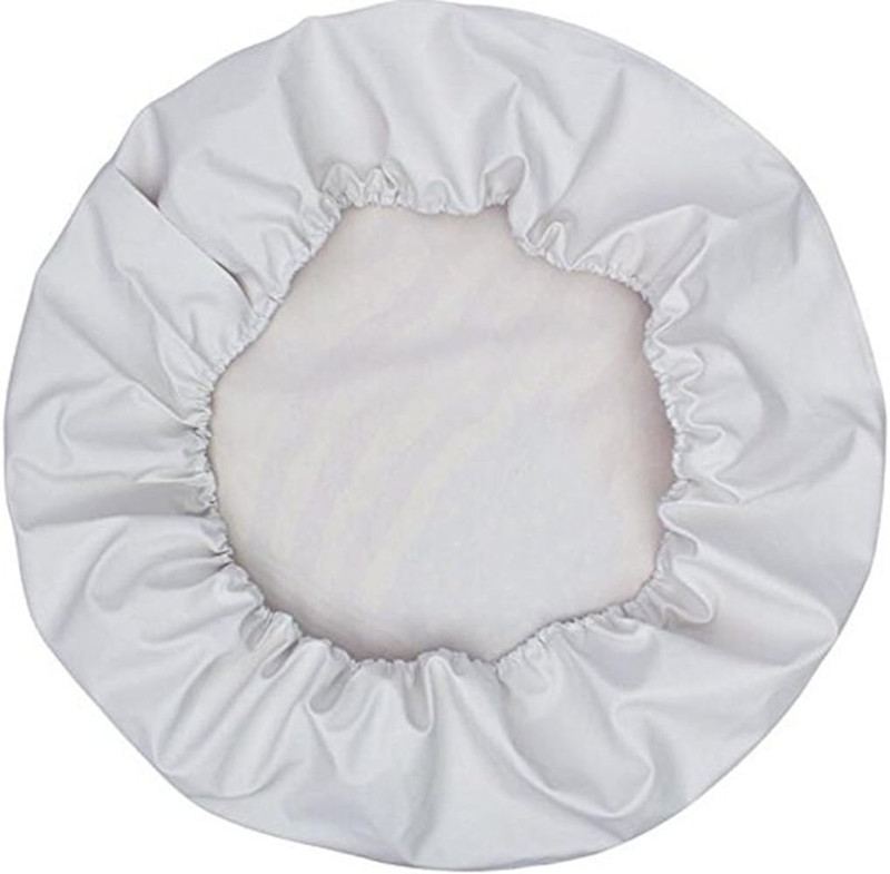 For RV Tire Cover Black Spare Tire Cover PVC Leather White Wheel Tire Cover Tire Protective Cover