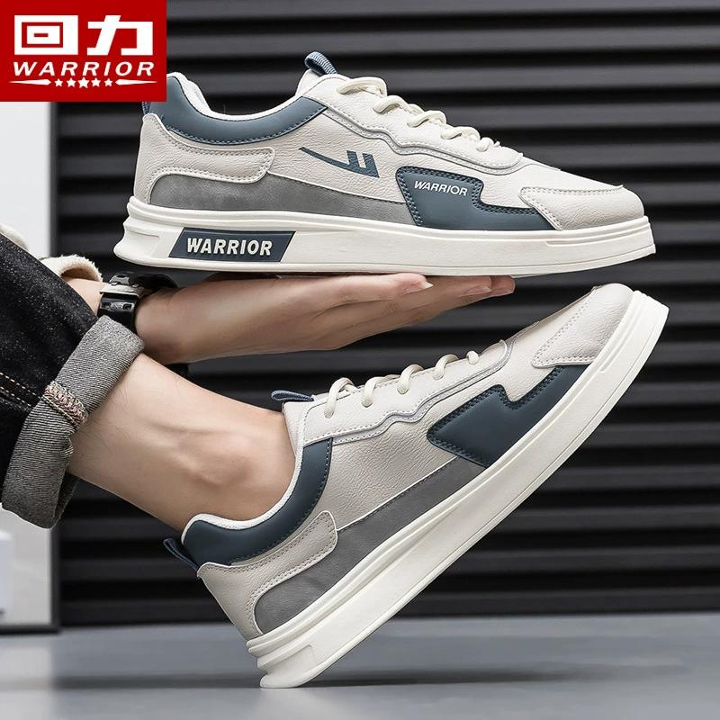 Мужские повседневные туфли с эффектом обратного отталкивания, новинка весны-осени 2025 года, кожаные кроссовки, спортивная обувь, дышащие кроссовки для бега, универсальные.