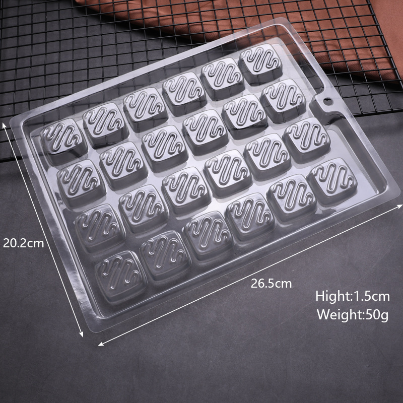 (Cross-border trading), square acrylic creative mold, ice cubes, flowered