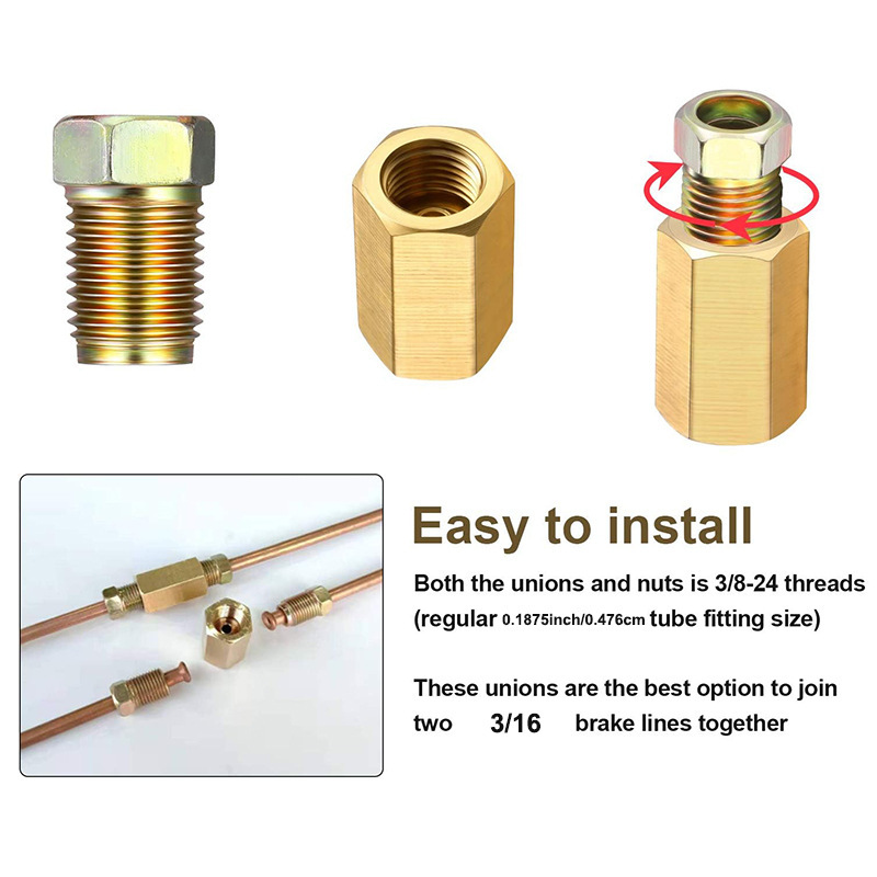 3/8Ӣ -24����ɲ���߿羳�����͹ܽ�ͷ����3/16Ӣ���ֱͨ�Խӿ�