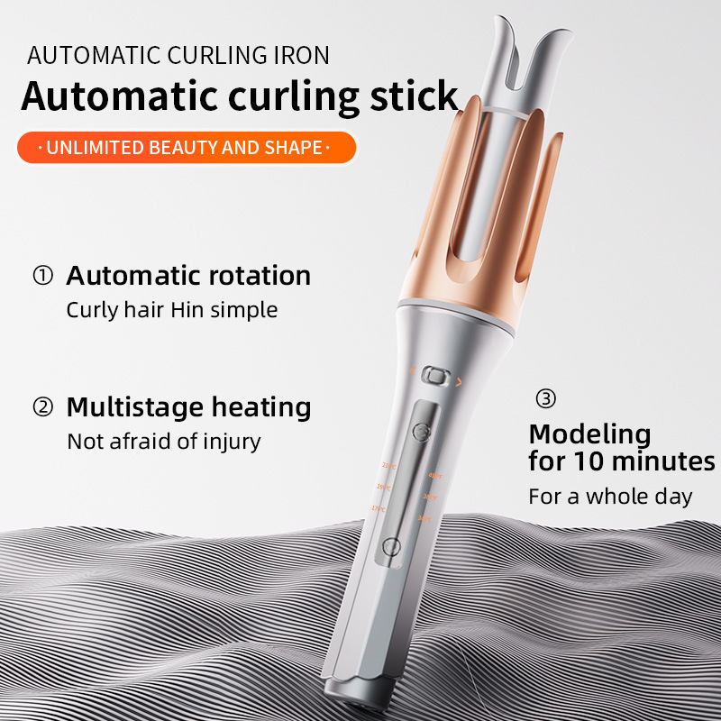 Cross-Border Fully Automatic Curling Iron for Lazy People French 32mm Curly Hair Perm 25mm Large Curls and Big Waves for Women Without Damaging Hair