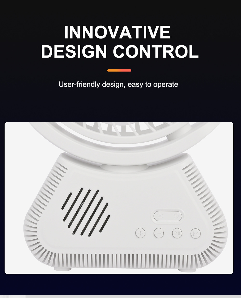 ZQS-F803 New USB Charging Desktop Fan Bluetooth Audio Outdoor Camping Night Light_voghion.com