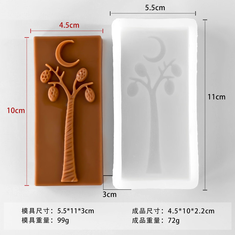 跨境月亮系列蜡烛硅胶模具 diy月亮星星香薰石膏装饰品摆件磨具|undefined
