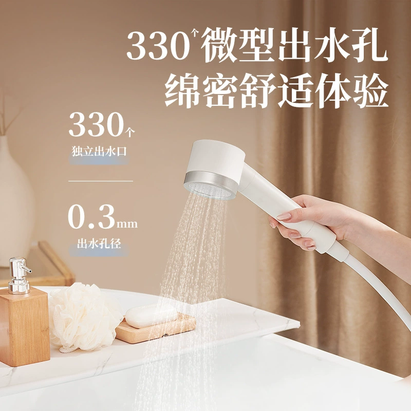 Ecoco bathroom pressurized shower head skin-friendly gentle filter pressurized adjustable replacement purification shower head