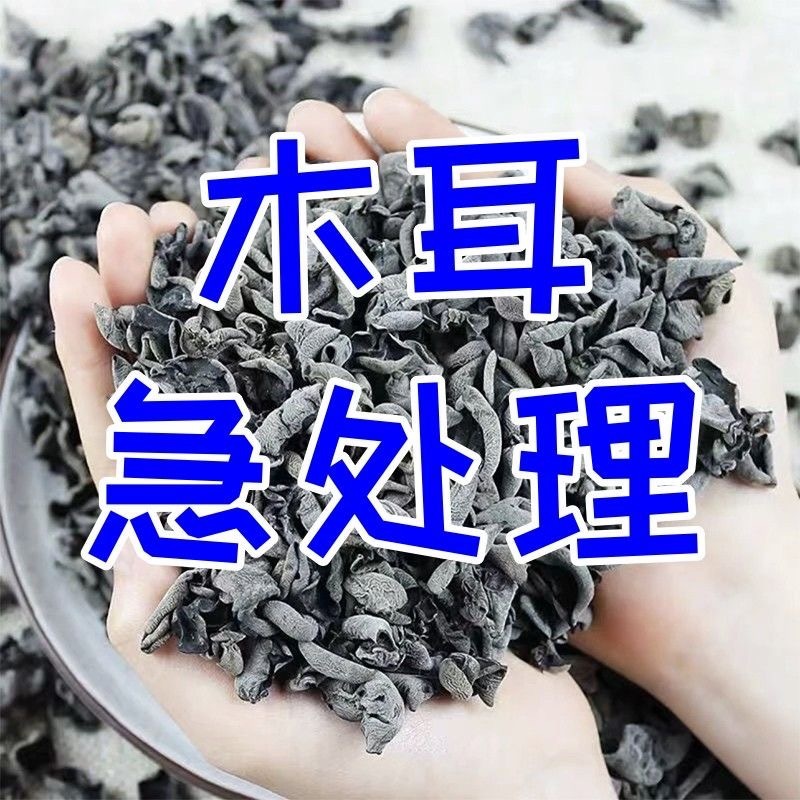 东北黑木耳500g干货小碗耳秋木耳无根干木耳野生软糯凉拌肉厚