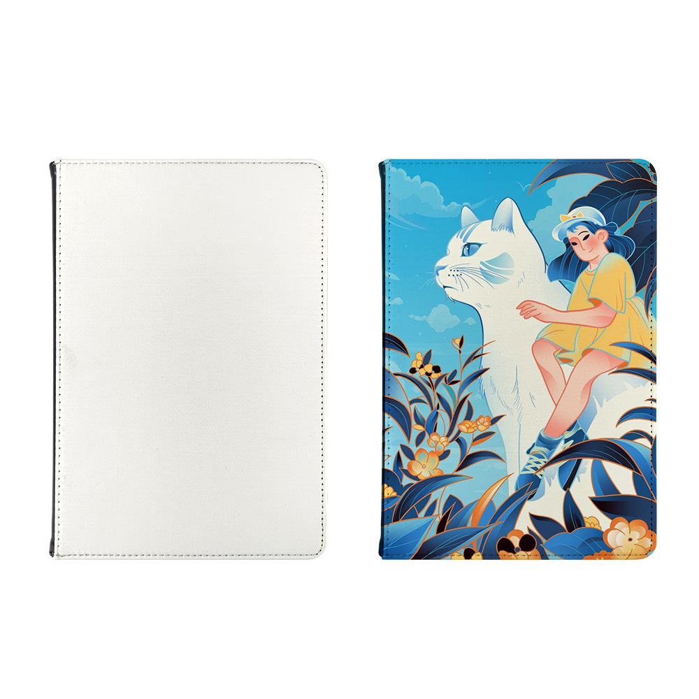 Cuero en blanco de sublimación caliente A5 cuaderno de escritorio de negocios cuaderno de trabajo de reunión cuaderno DLY material al por mayor