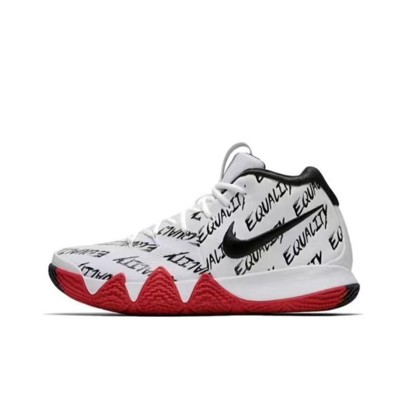 Kyrie 4 Irving 4 Pure Original Basketball Shoes, Black and White Uncle Drew Sneakers with Air Cushion, Durable for Actual Gameplay