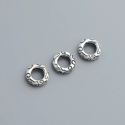 Zərgərlik ara hissələri ring DIY rope bracelet auspicious