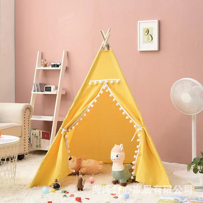 创意儿童小帐篷家居儿童室内装饰游戏屋户外野营小帐篷蒙古包帐篷