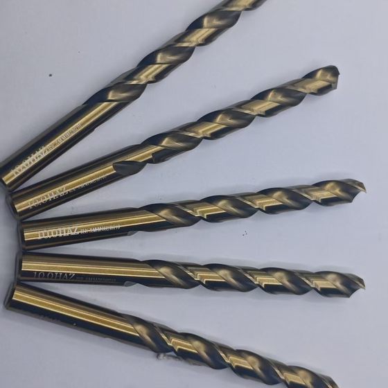 Hanzhi high cobalt drill for stainless steel special straight shank twist drill metal wood drilling factory direct sales